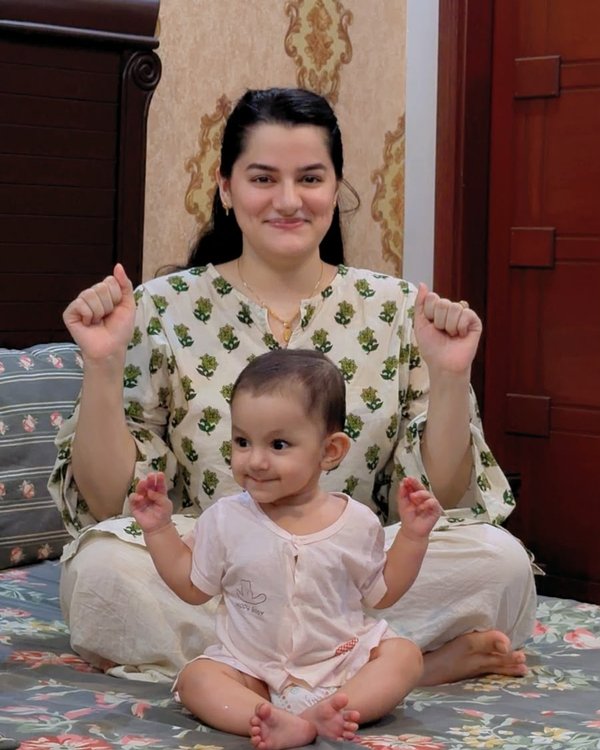 Alina with Nazia